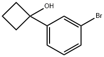 1-(3-Bromophenyl)-cyclobutanol Structure