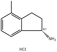(S)-4-METHYL-INDAN-1-YLAMINE HYDROCHLORIDE Structure