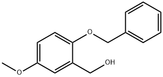 (2-苄氧基-5-甲氧基-苯基)-甲醇, 214072-73-8, 结构式