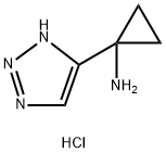 cyclopropyl(3H-1,2,3-triazol-4-yl)methanamine dihydrochloride Struktur