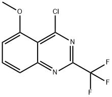 4-Chloro-5-methoxy-2-(trifluoromethyl)quinazoline Structure