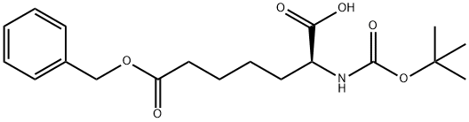 Boc-S-2-Aminopimelic acid 7-(phenylmethyl) ester Structure