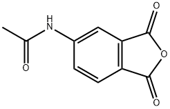 4-(Acetylamino)phthalic anhydride Struktur