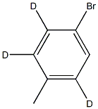 对溴甲苯-D3氘代 结构式