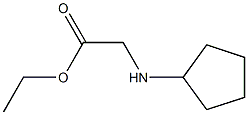 (R)-2-シクロペンチルグリシンエチル 化学構造式