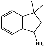 3,3-二甲基-2,3-二氢-1H-茚-1-胺 结构式