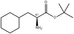 (S)-tert-Butyl 2-amino-3-cyclohexylpropanoate Struktur