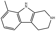 8-Methyl-2,3,4,9-tetrahydro-1H-beta-carboline Struktur