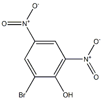 Phenol,2-bromo-4,6-dinitro- Structure
