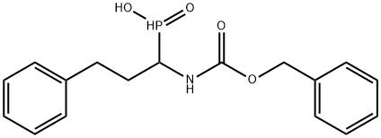 (1-(((苄氧基)羰基)氨基)-3-苯基丙基)次膦酸, 234452-57-4, 结构式