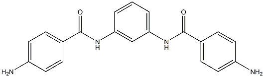 Benzamide, N,N'-1,3-phenylenebis[4-amino- Structure