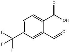 2-Formyl-4-(trifluoromethyl)benzoic acid Struktur