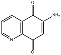 5,8-Quinolinedione,6-amino- Struktur