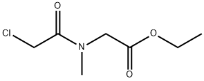 ethyl N-chloroacetylsarcosinate Struktur