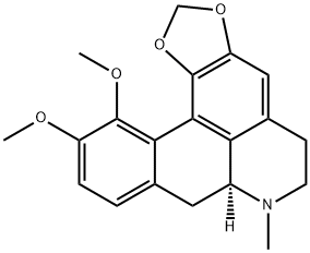 5H-Benzo[g]-1,3-benzodioxolo[6,5,4-de]quinoline,6,7,7a,8-tetrahydro-11,12-dimethoxy-7-methyl-, (S)- (9CI) Structure