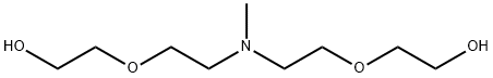 2,2'-(((methylazanediyl)bis(ethane-2,1-diyl))bis(oxy))diethanol Structure