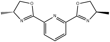2,6-bis[(4R)-4,5-dihydro-4-methyl-2-oxazolyl]-Pyridine Struktur