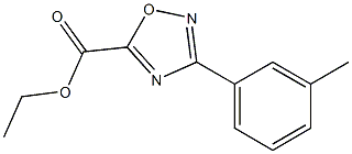 ethyl 3-(3-methylphenyl)-1,2,4-oxadiazole-5-carboxylate Structure