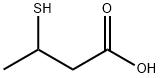3-巯基丁酸, 26473-49-4, 结构式
