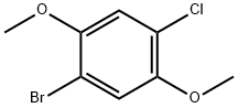 苯,1-溴-4-氯-2-,5-二甲氧基,2675-81-2,结构式