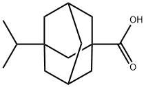 3-isopropyl-1-adamantanecarboxylic acid 结构式