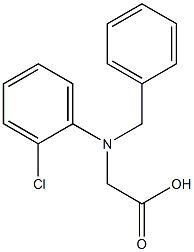 N-phenylmethyl-DL-2-Chlorophenylglycine Struktur
