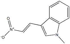 1H-Indole,1-methyl-3-(2-nitroethenyl)- Struktur