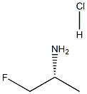 (R)-1-Fluoro-2-propylamine Hydrochloride 化学構造式