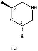 (2S,6S)-2,6-dimethylmorpholine hydrochloride Struktur