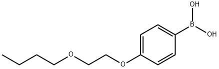 4-(2-丁氧基乙氧基)苯基硼酸,279262-28-1,结构式
