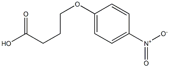 4-(4-Nitrophenoxy)Butanoic Acid Struktur