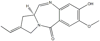28797-41-3 5H-Pyrrolo[2,1-c][1,4]benzodiazepin-5-one,2-ethylidene-1,2,3,11a-tetrahydro-8-hydroxy-7-methoxy-, (2E,11aS)-