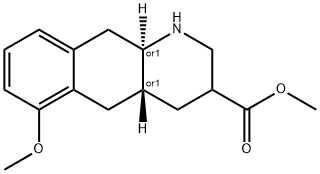 (4aR,10aR)-methyl 6-methoxy-1-propyl-1,2,3,4,4a,5,10,10a-octahydrobenzo[g]quinoline-3-carboxylate,288389-26-4,结构式