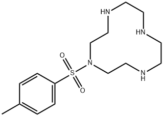 1,4,7,10-Tetraazacyclododecane, 1-[(4-methylphenyl)sulfonyl]- Struktur