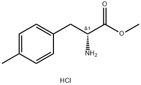 D-4-甲基苯丙氨酸甲酯盐酸盐, 293742-82-2, 结构式