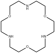 1,7,13-Trioxa-4,10,16-triazacyclooctadecane Struktur