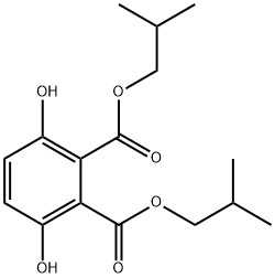 二异丁基 3,6-二羟基邻苯二甲酸酯 结构式
