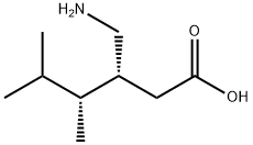 Hexanoic acid, 3-(aminomethyl)-4,5-dimethyl-, (3R,4R)-, 313651-25-1, 结构式