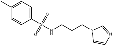 N-[3-(1H-imidazol-1-yl)propyl]-4-methylbenzenesulfonamide 化学構造式