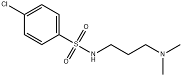 4-chloro-N-[3-(dimethylamino)propyl]benzenesulfonamide Struktur