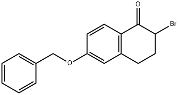 6-(BENZYLOXY)-2-BROMO-3,4-DIHYDRONAPHTHALEN-1(2H)-ONE Struktur