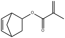 Bicyclo[2.2.1]hept-5-en-2-yl methacrylate Struktur