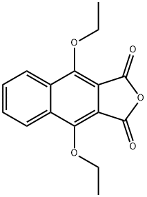 4,9-二乙氧基萘并[2,3-C]呋喃-1,3-二酮 结构式