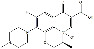 Levofloxacin N-Oxide Struktur