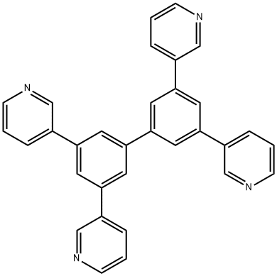 3,3',5,5'-四(3-吡啶基)-1,1'-二联苯 结构式