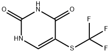 5-((trifluoromethyl)thio)pyrimidine-2,4(1H,3H)-dione,33216-83-0,结构式