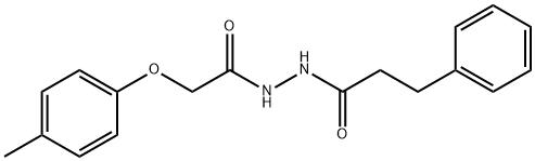 335416-85-8 N'-[(4-methylphenoxy)acetyl]-3-phenylpropanohydrazide