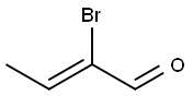 (Z)-2-溴-2-丁烯醛, 33718-99-9, 结构式