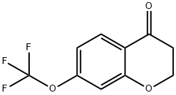 7-(TRIFLUOROMETHOXY)CHROMAN-4-ONE Struktur