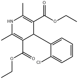 3,5-Pyridinedicarboxylicacid, 4-(2-chlorophenyl)-1,4-dihydro-2,6-dimethyl-, 3,5-diethyl ester